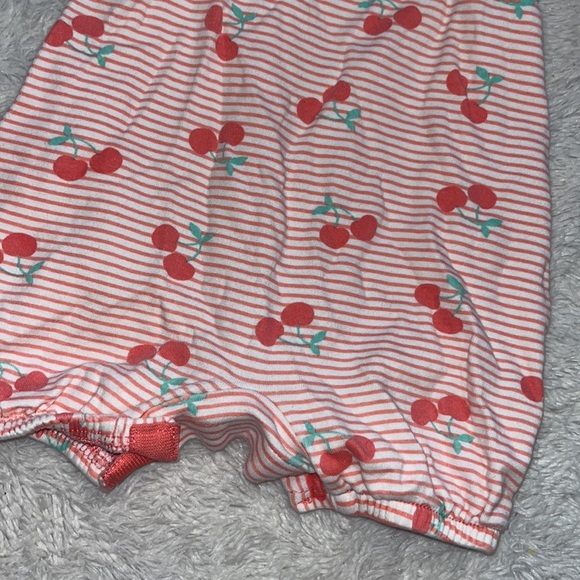 5/$20 🍒Baby, Rococo 3mo, cute cherry pattern romper - Picture 4 of 5